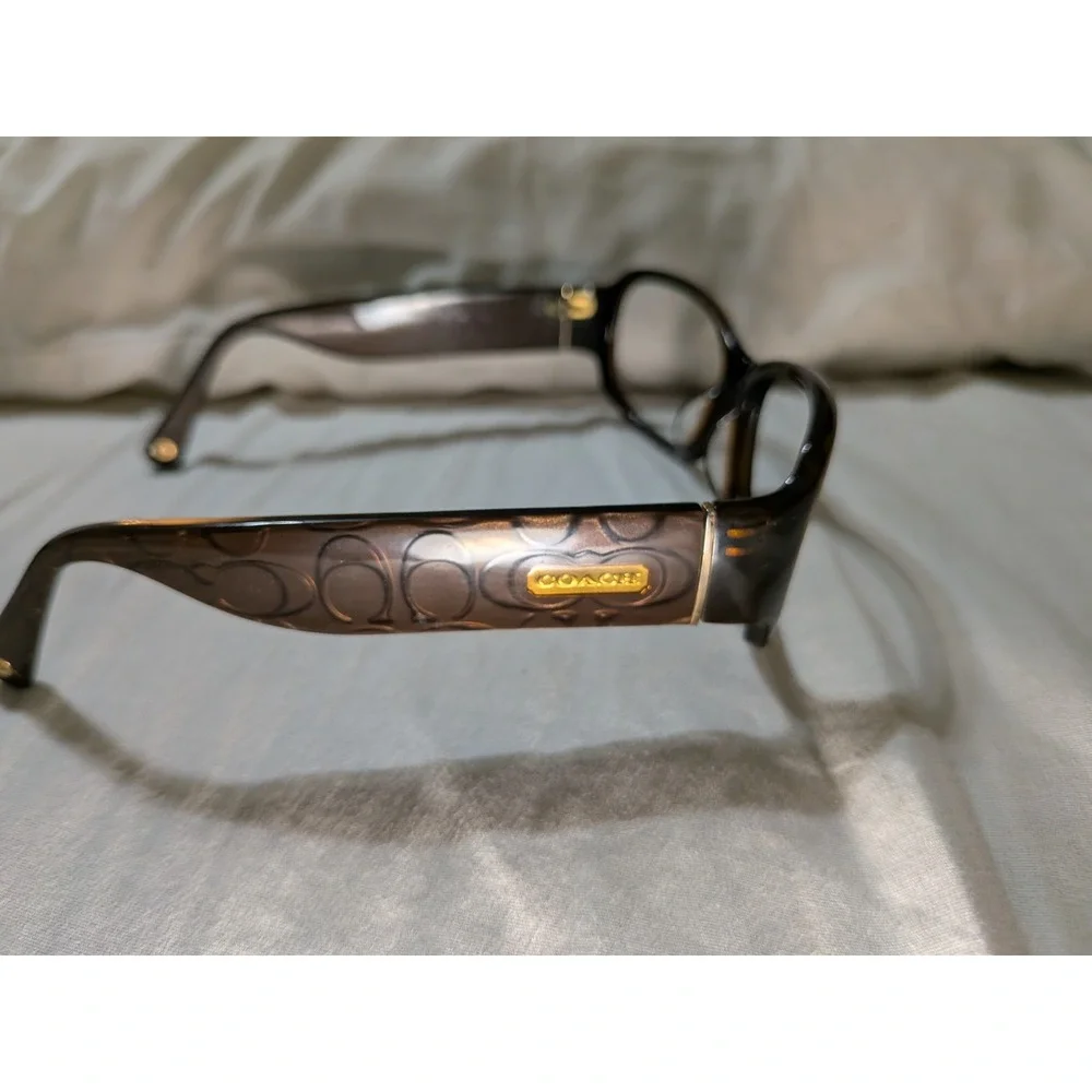 Coach Sunglasses Frame LISBETH 58-16-125 Brown Fade Full Rim Plastic
